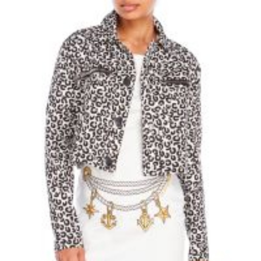 Brannan Studio Leopard Print Jacket Size Small
